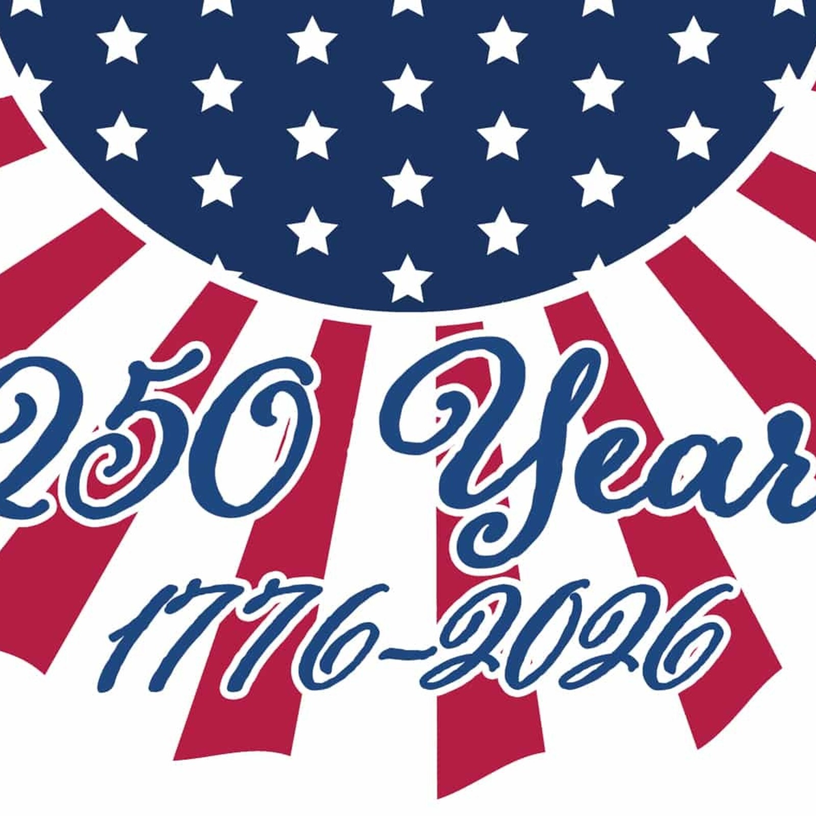 Custom Decor Vinyl Bunting-250 Years - 3166 loading=