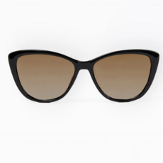 Mary Square Mary Square Polarized Sunglasses-Hannah Black