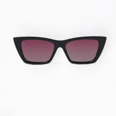 Mary Square Mary Square Polarized Sunglasses-Hannah Black