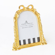 8 Oak Lane Gold Bow 5x7 Picture Frame   EN175BOW