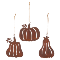 Ganz Rusted Pumpkin Ornament  (1) - CA201138