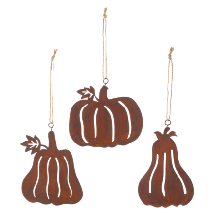 Ganz Rusted Pumpkin Ornament  (1) - CA201138