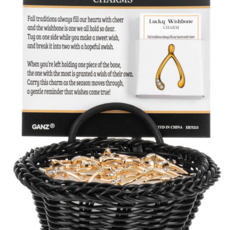Ganz Lucky Wishbone Charms - ER75213