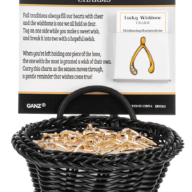 Ganz Lucky Wishbone Charms - ER75213