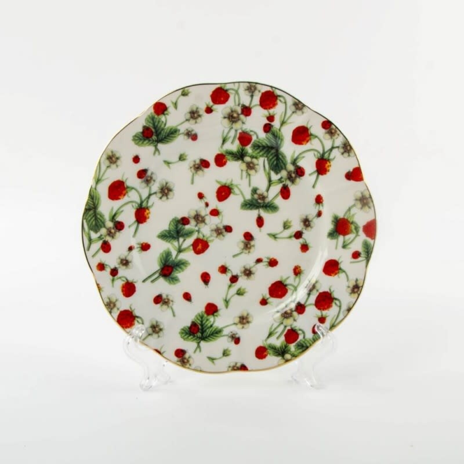 Coastline Imports Straw. Ladybug Salad Plates(1) - CIF863-5 loading=