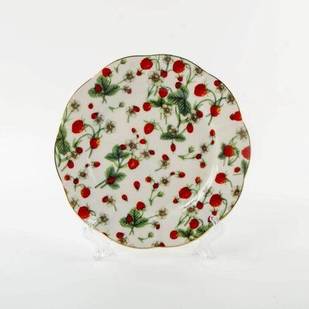 Coastline Imports Straw. Ladybug Salad Plates(1) - CIF863-5
