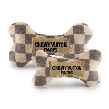 Haute Diggity Dog Chckr/Chewy Vuiton Bone (Lg) - HDD-008-LG