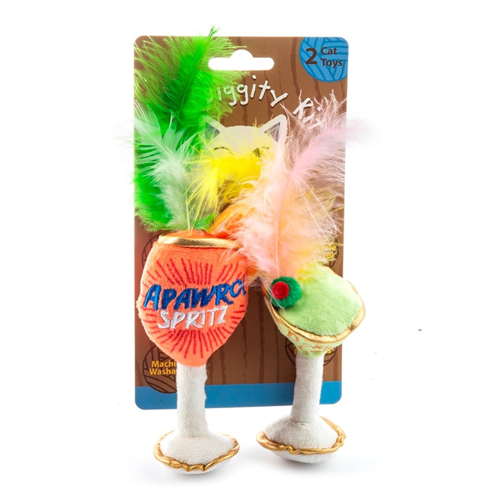 Haute Diggity Dog Kitty Cocktails Catnip Toys-HDK-007 loading=