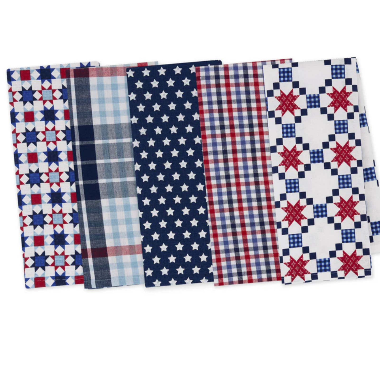 Design Imports DII Americana Assorted Dishtowels loading=