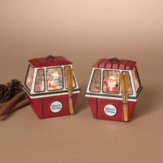 Gerson 4.25"Lighted Holiday Water Globe Gondola - 2862340