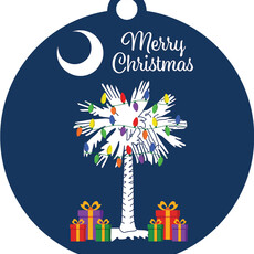 Custom Decor LG HA-Palmetto Christmas - 3544