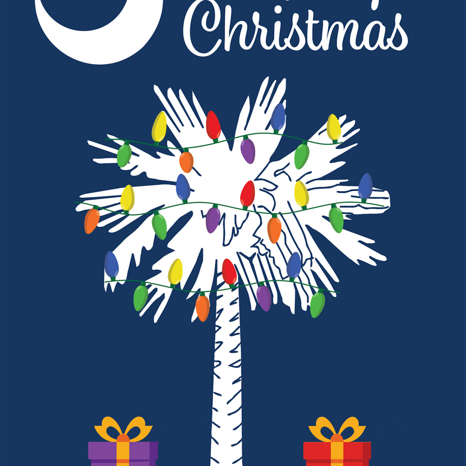 Custom Decor WC-Palmetto Christmas -3036WC loading=