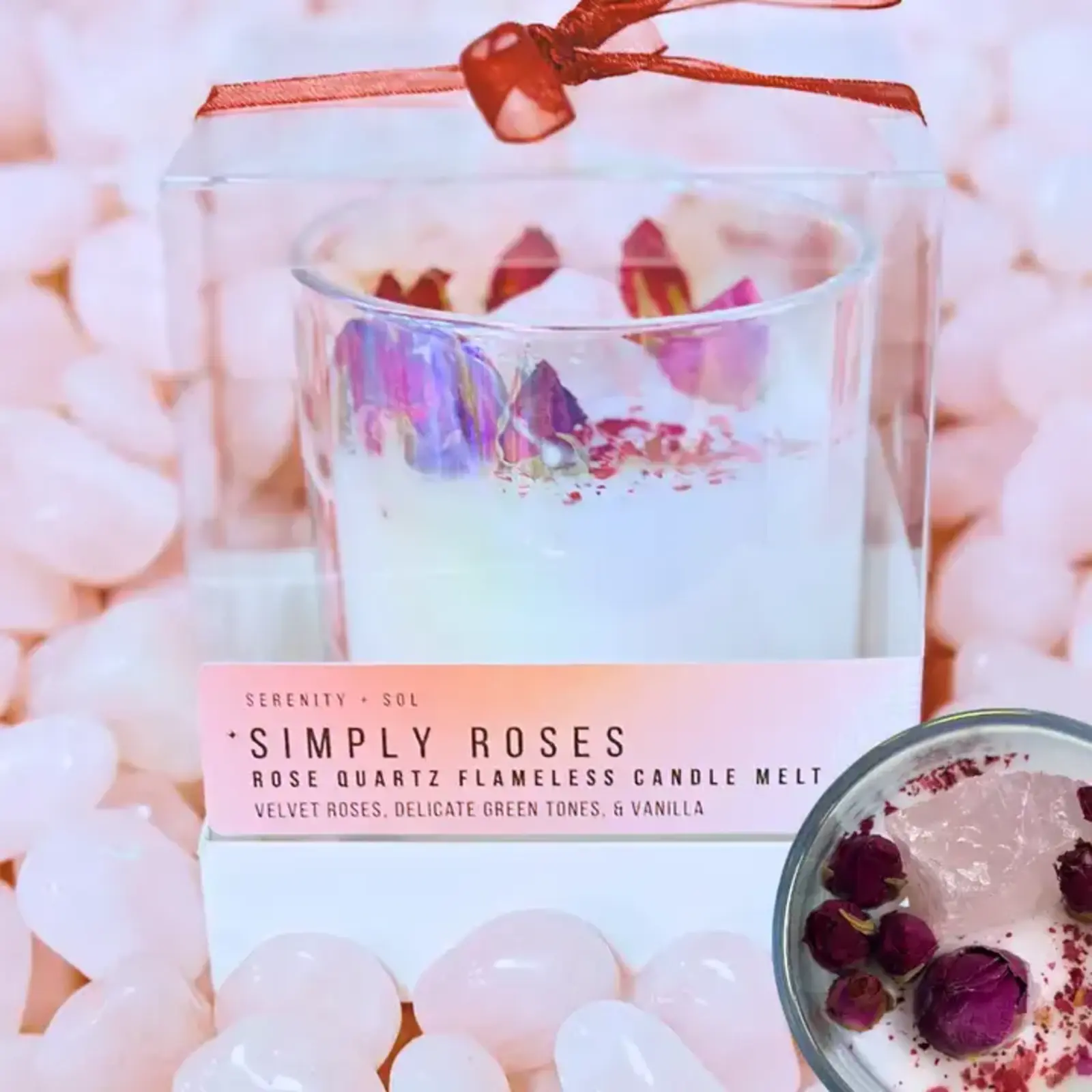 SERENTITY + SOL Flameless Candle Melts MADE IN USA loading=