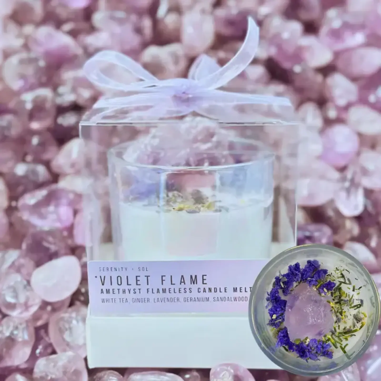 SERENTITY + SOL Flameless Candle Melts MADE IN USA loading=
