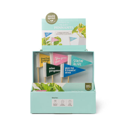 Seed & Sprout Rooting For Your Plant Pennant- Seed & Sprout