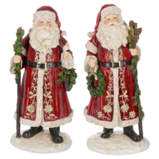 Ganz Holly Santa Figurine  (1)   MX202962
