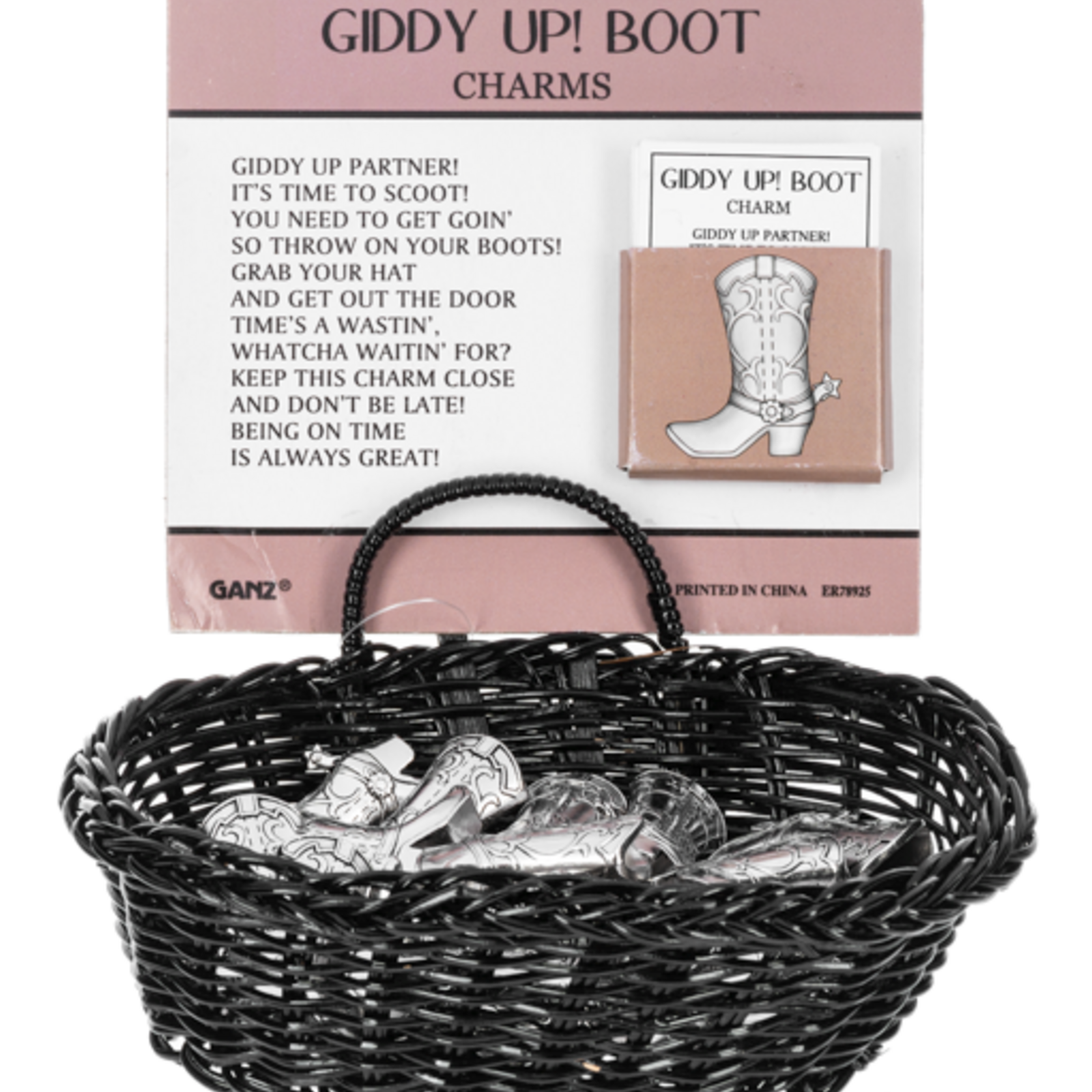 Ganz Giddy Up Boot Charms - ER78925 loading=