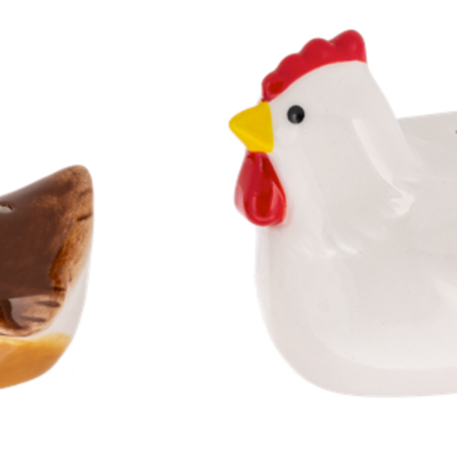 Ganz Stacking Salt & Pepper Shakers - Chicken - ER74972 loading=