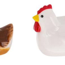 Ganz Stacking Salt & Pepper Shakers - Chicken - ER74972