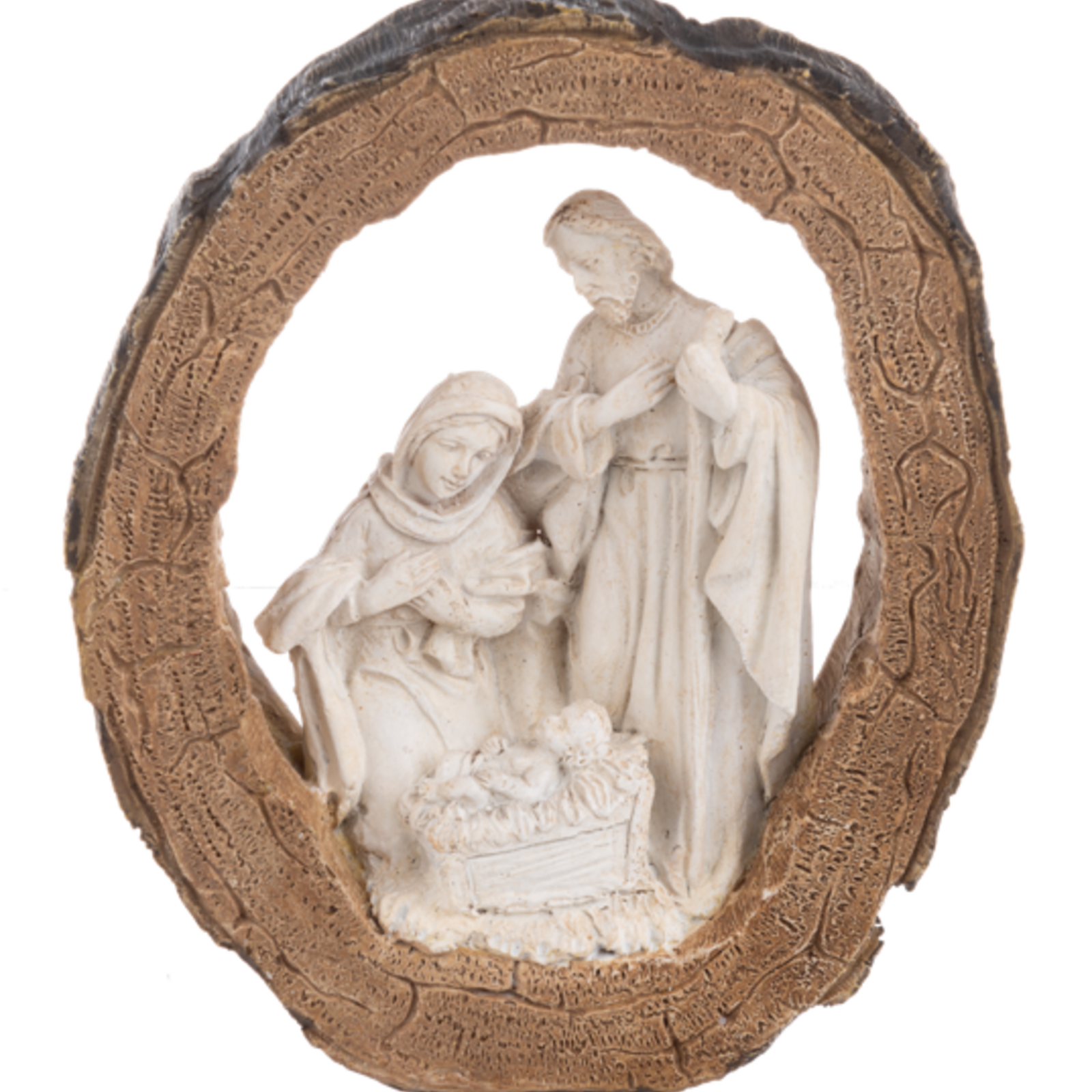 Ganz Log Nativity Figurine Small  EX21670 loading=