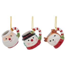 Ganz Holiday Icon Mug Ornament  (1) MX202071