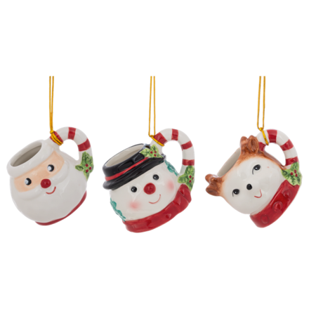 Ganz Holiday Icon Mug Ornament  (1) MX202071