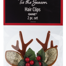 Ganz Tis the Season Hair Clips 2 pc Set - EX25798