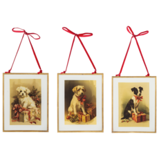 Ganz Framed Holiday Dog Ornament (1) - MX202385