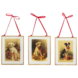 Ganz Framed Holiday Dog Ornament (1) - MX202385