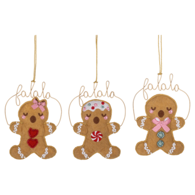 Ganz Gingerbread Caroling Ornament (1) MX202042