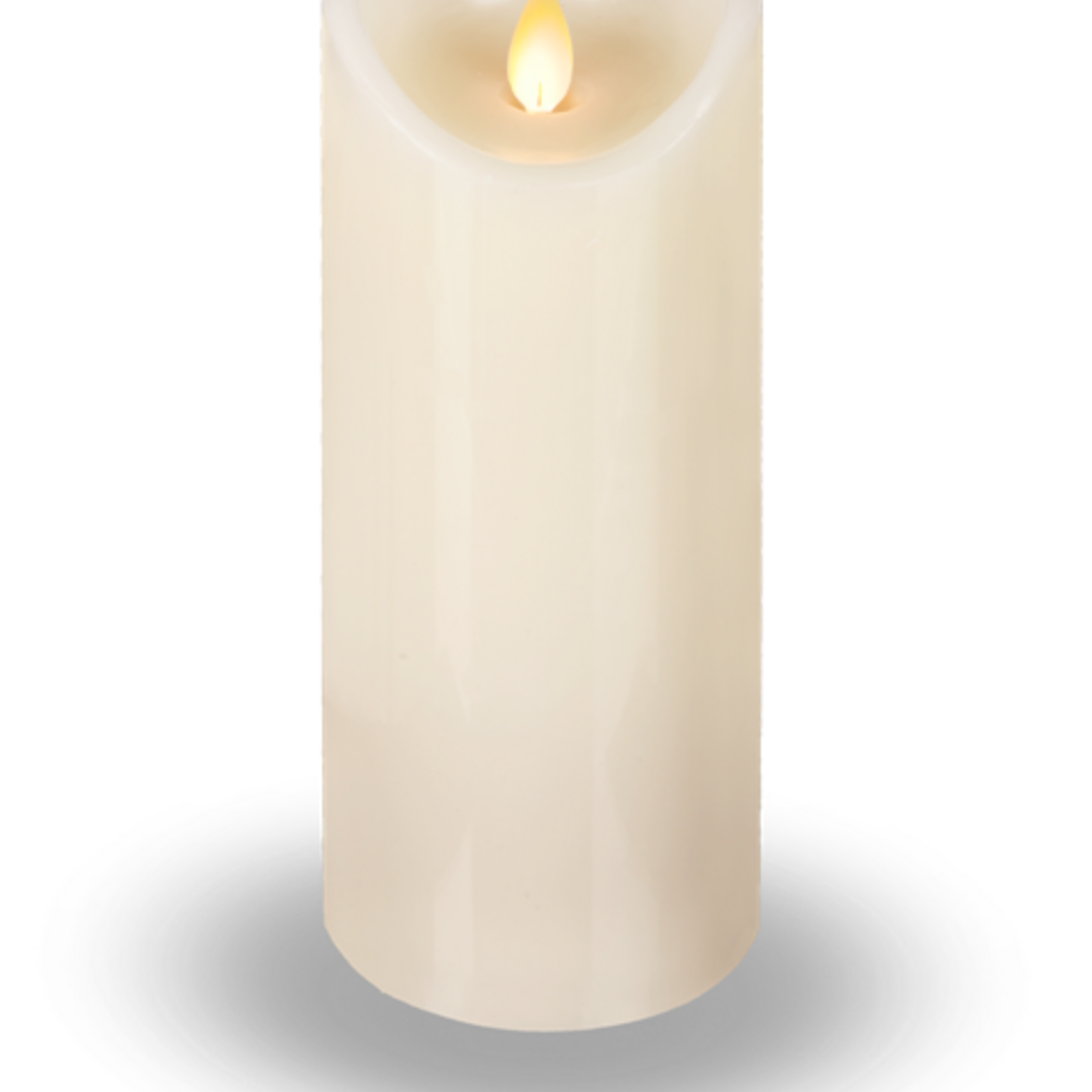 Ganz Ivory LED Wax Pillar Candle - LLWP1002 loading=