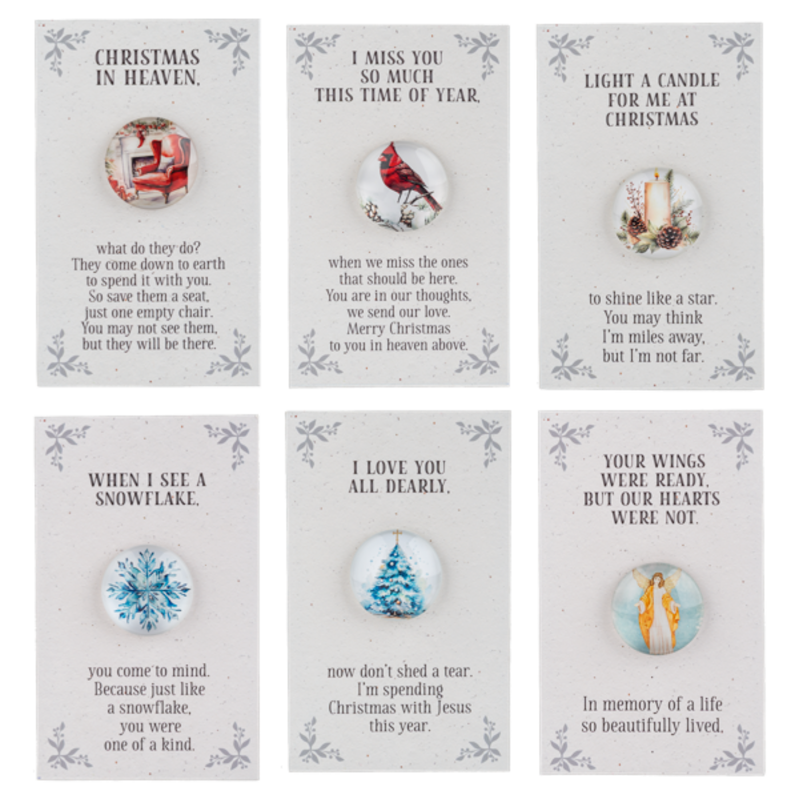 Ganz Christmas Memorial Pocket Tokens - CX201445 loading=