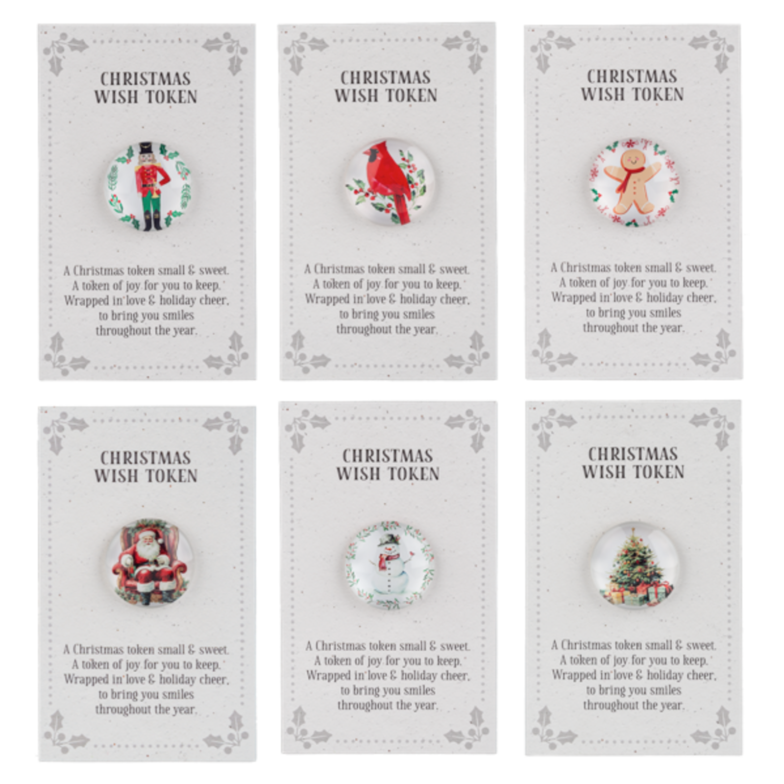 Ganz Christmas Wish Pocket Tokens - CX201446 loading=