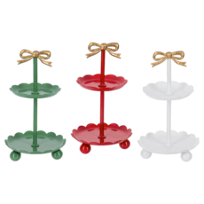 Ganz Two-Tier Mini Pedestal Stand/Bow - CX201622