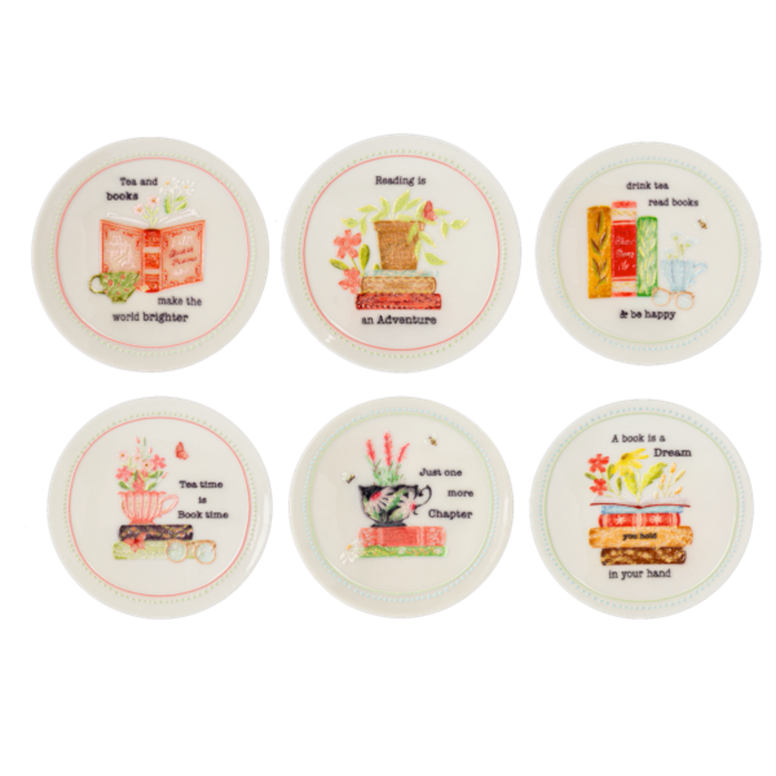 Ganz Storybook Message Plate Magnets (6pk) -ME205640 loading=
