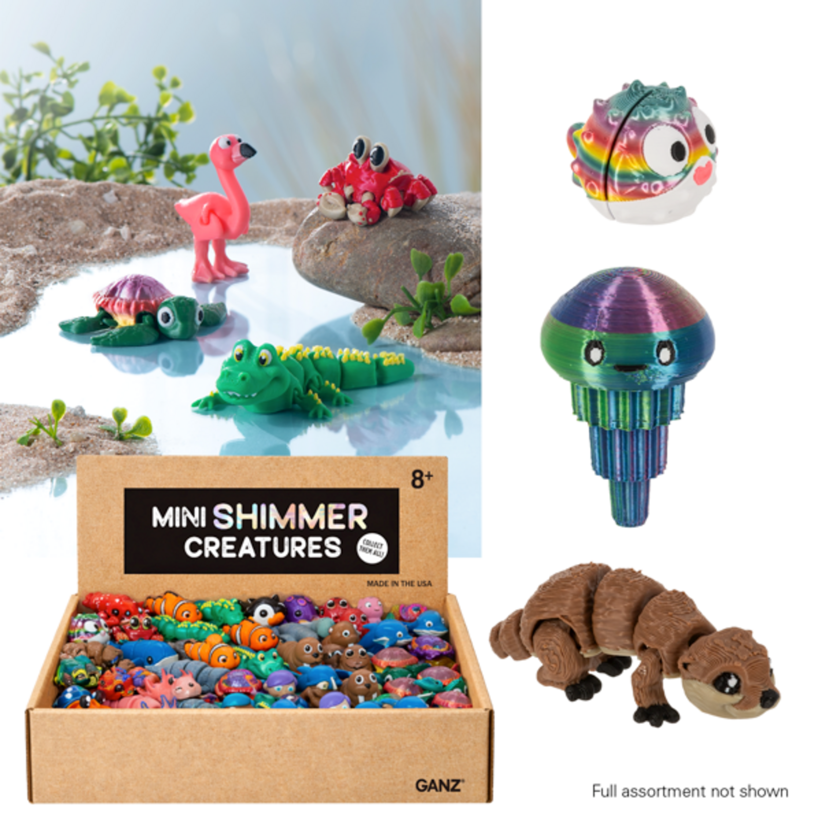 Ganz Mini Shimmer Creatures - Sealife - H3D0025A loading=