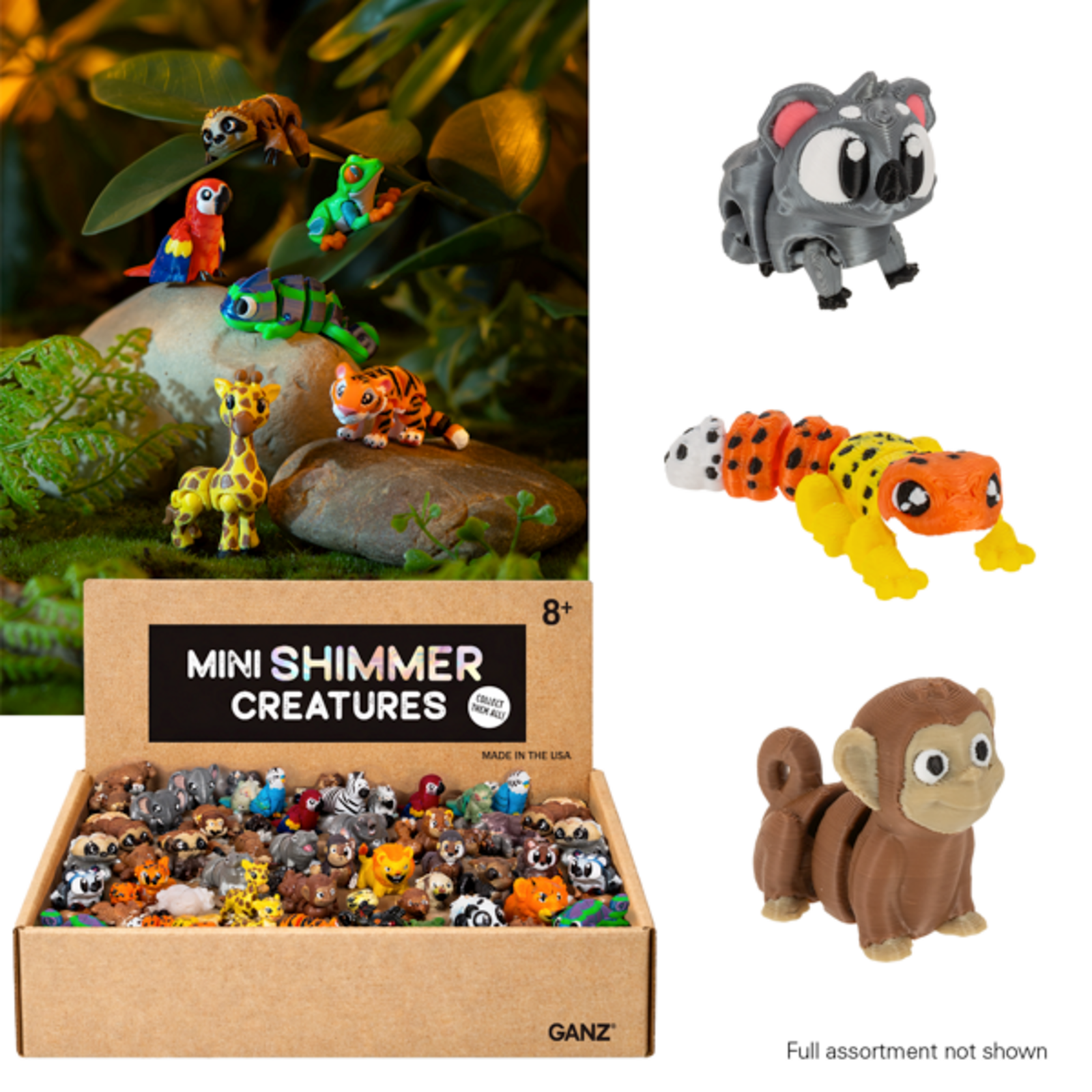 Ganz Mini Shimmer Creatures - Wildlife - H3D0028A loading=
