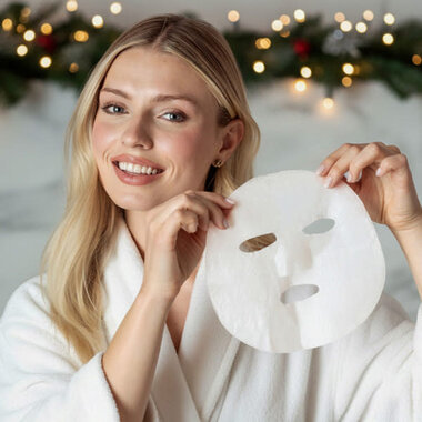 DM Merchandising Let It Glow Holiday Face Mask - LLHFM24