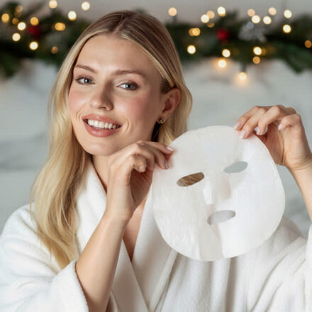 DM Merchandising Let It Glow Holiday Face Mask - LLHFM24