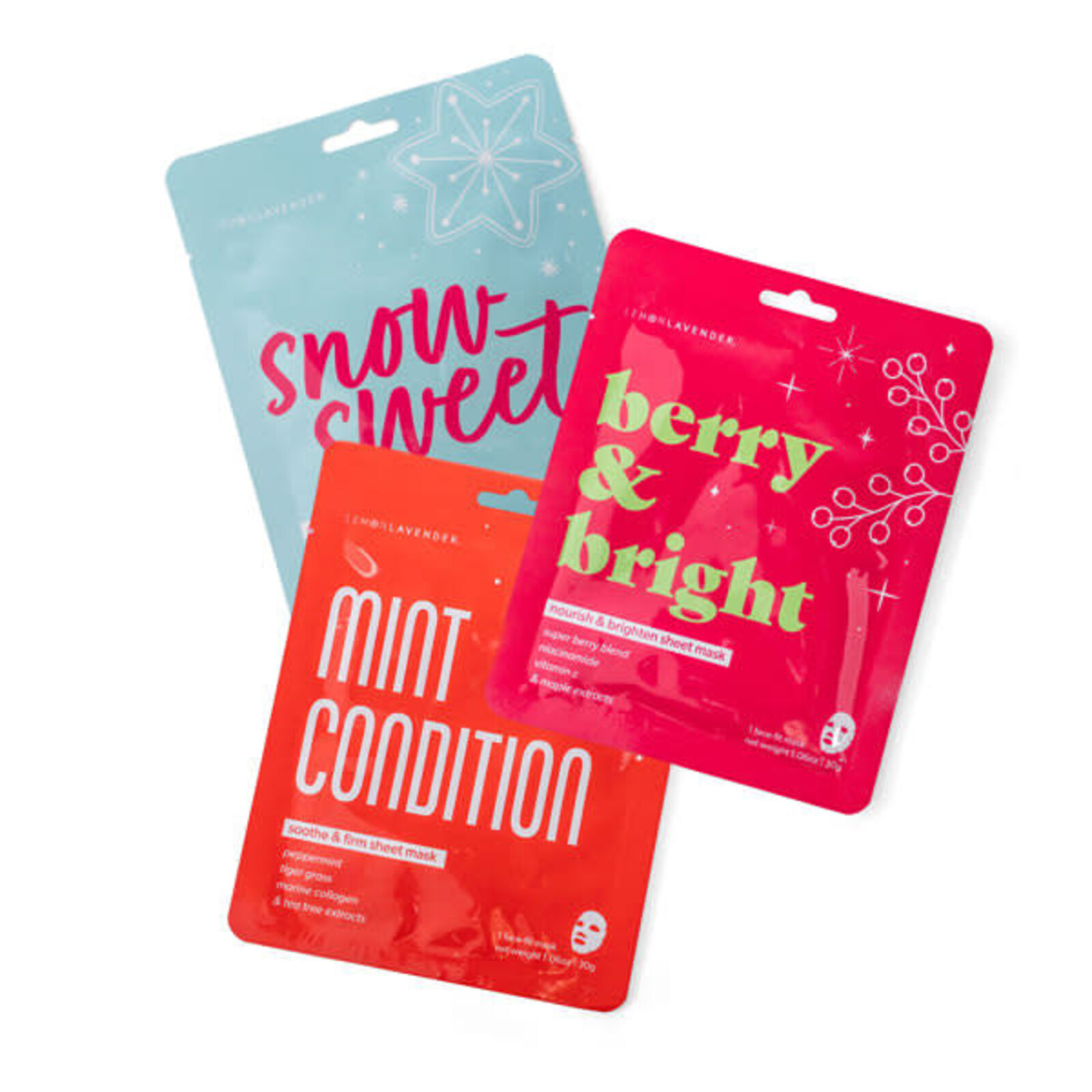 DM Merchandising Let It Glow Holiday Face Mask - LLHFM24 loading=