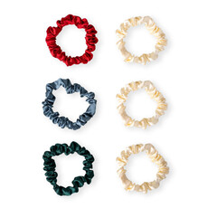 DM Merchandising Holiday Satin Scrunchies -XCRSS24