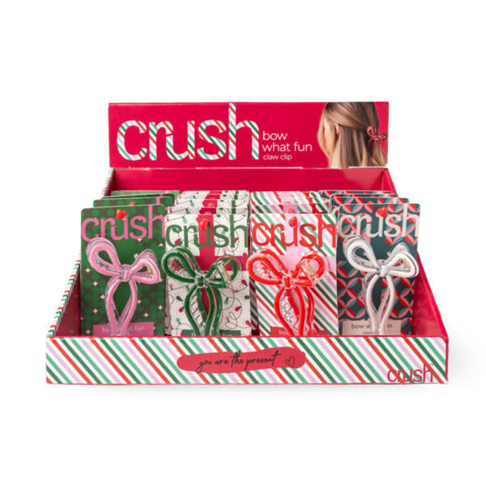 DM Merchandising Bow What Fun Claw Clip - XCRBC24 loading=