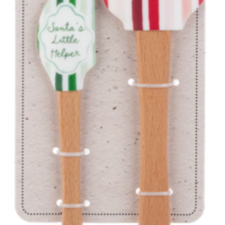 Ganz Santa Stripe Spatula (2 pc. set)  CX200930