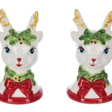 Ganz Retro Deer Salt & Pepper Shaker Set   MX202092