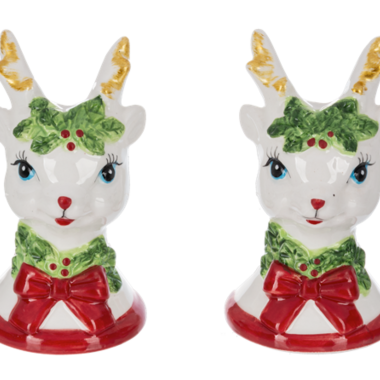 Ganz Retro Deer Salt & Pepper Shaker Set   MX202092