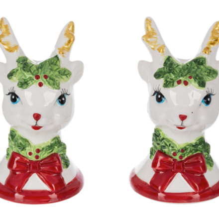 Ganz Retro Deer Salt & Pepper Shaker Set   MX202092