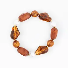 Michelle McDowell Zoe Beaded Bracelet | Tortoise - 79809