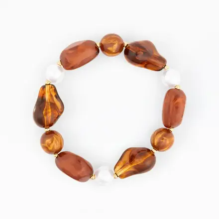 Michelle McDowell Zoe Beaded Bracelet | Tortoise - 79809