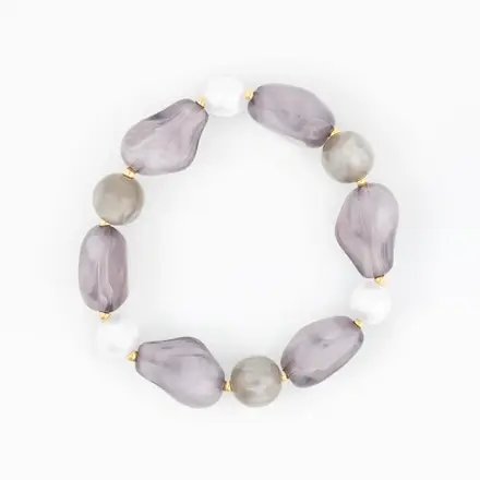 Michelle McDowell Zoe Beaded Bracelet | Gray - 79811