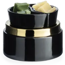 candlewarmers 2-in-1 Classic Candle Warmer Black & Gold  CWDBAG